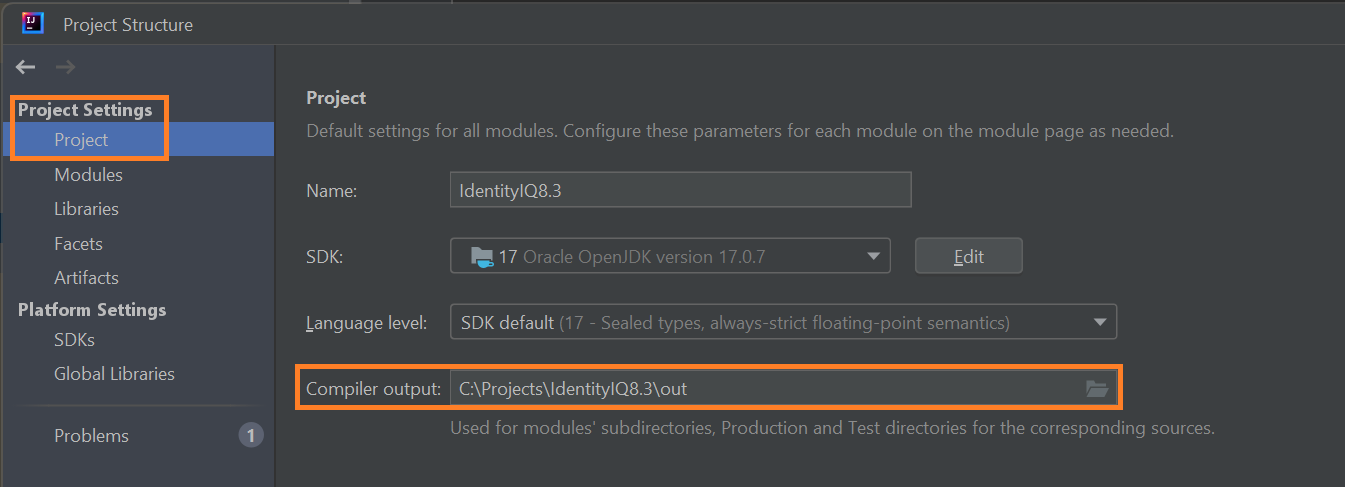 intellij out project configuration.png